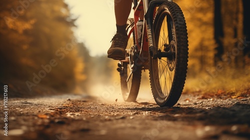 Wallpaper Mural someone who is going down a hill on a mountain bike Torontodigital.ca