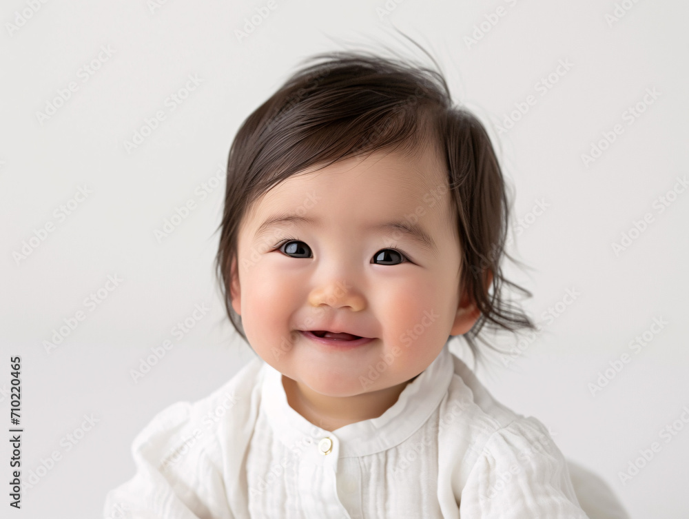 無邪気な笑顔が輝く赤ちゃん 無邪気な笑顔が輝く赤ちゃん