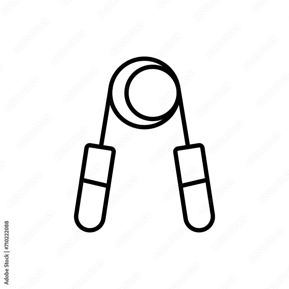 Hand grip outline icons, minimalist vector illustration ,simple transparent graphic element .Isolated on white background Hand grip outline icons, minimalist vector illustration ,simple transparent graphic element .Isolated on white background