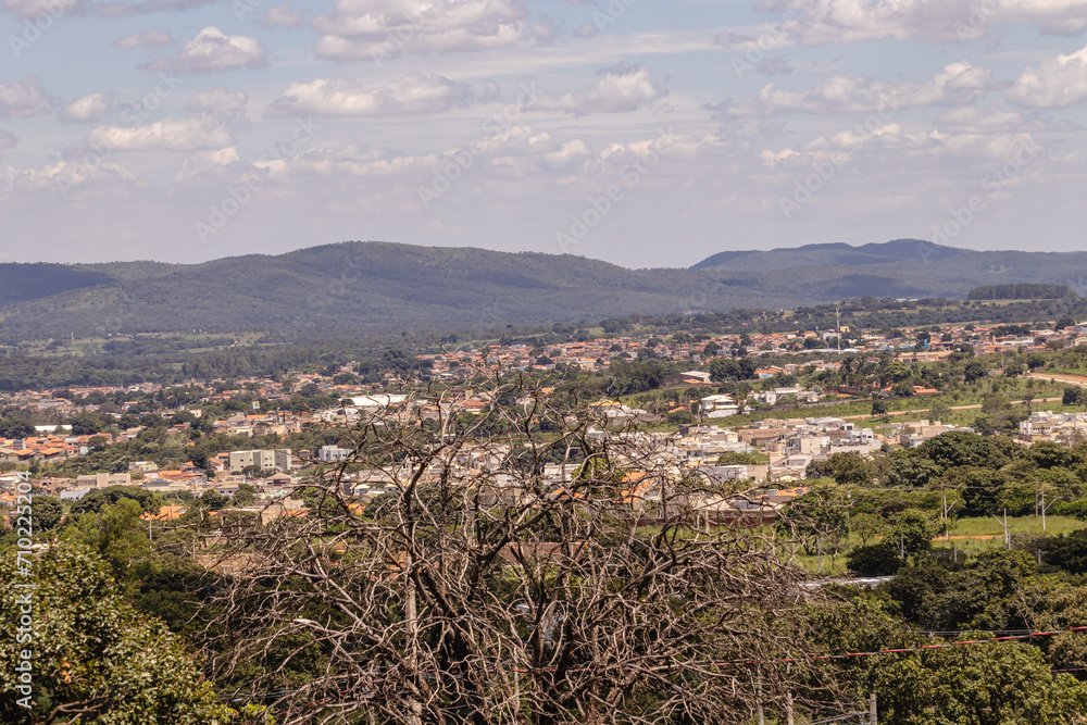vista panorâmica da cidade de Paracatu, Estado de Minas Gerais, Brasil