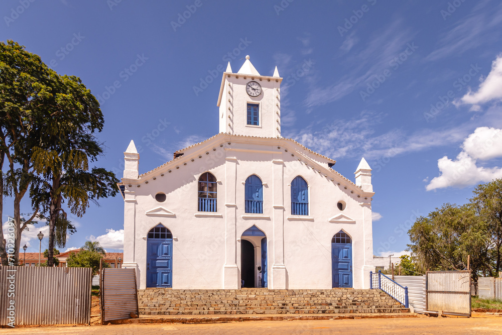 igreja na cidade de Paracatu, Estado de Minas Gerais, Brasil