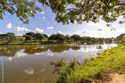 rio na cidade de Paracatu, Estado de Minas Gerais, Brasil