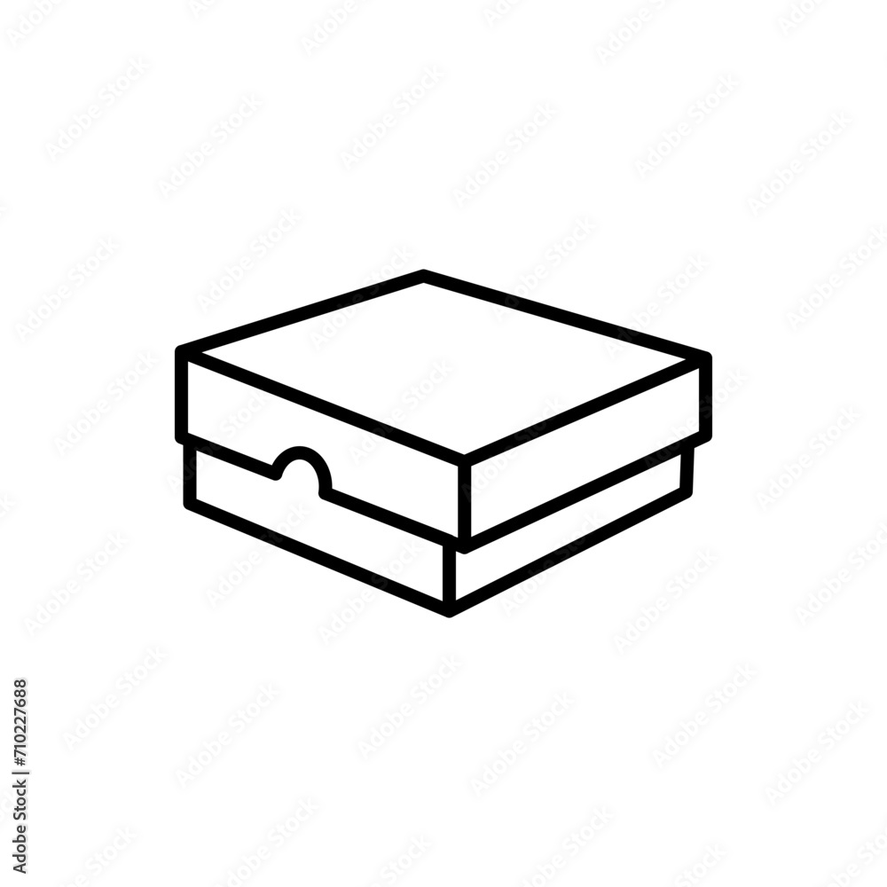 Pizza box outline icons, minimalist vector illustration ,simple transparent graphic element .Isolated on white background Pizza box outline icons, minimalist vector illustration ,simple transparent graphic element .Isolated on white background