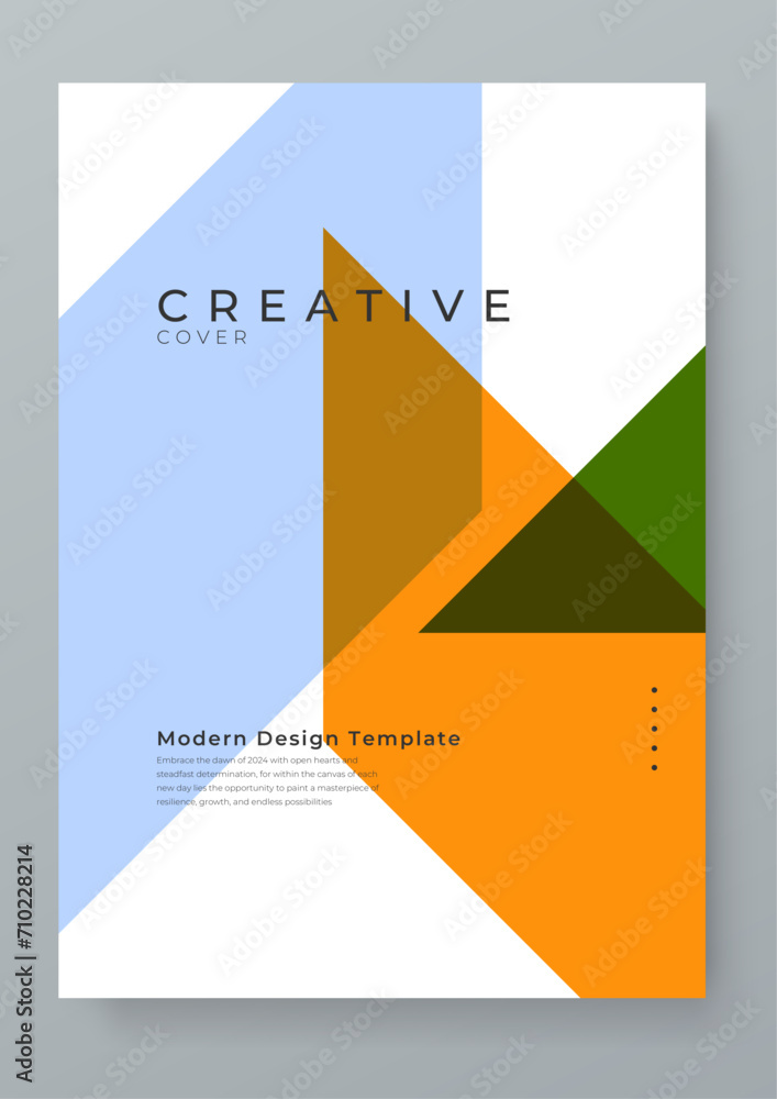 Colorful colourful vector creative design abstract shapes cover. Minimalist simple colorful poster for banner, brochure, corporate, website, report, resume, and flyer