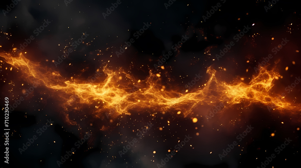 Fototapeta premium Abstract geometric lines background, technological lines background and light effects, 3D rendering