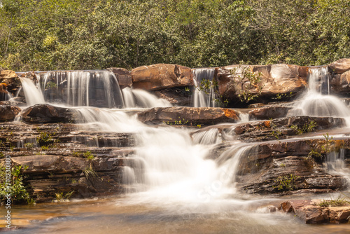 Fototapeta Naklejka Na Ścianę i Meble -  cachoeira na cidade de Paracatu, Estado de Minas Gerais, Brasil