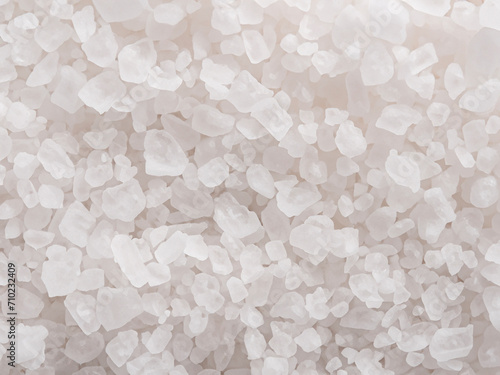 sea salt on white background