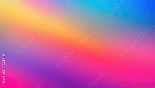 Holographic Unicorn Gradient colors soft blurred background photo