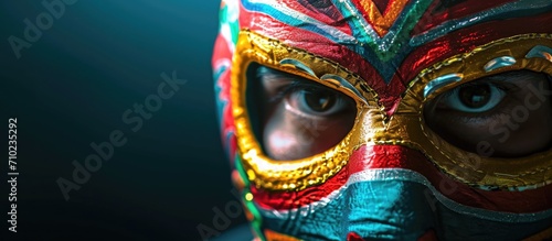 Mexican wrestling mask photo