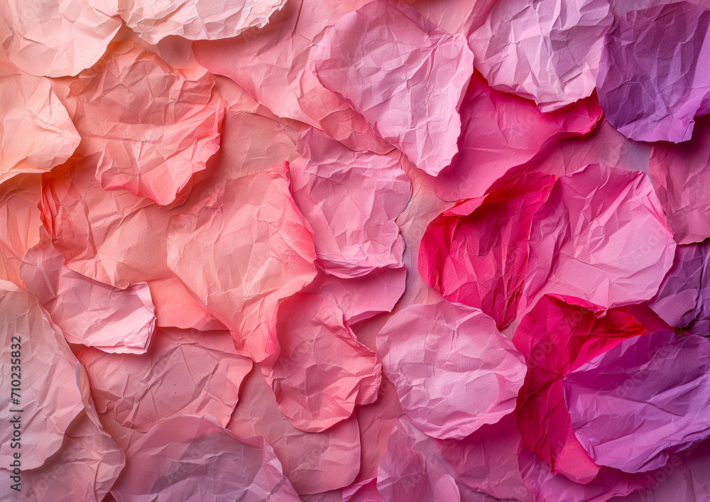 Pink rose petals paper background, wedding love and romance card template texture. Trendy flower petals made from abstract handmade paper. Delicate pink, blush, purple colors for modern love by Vita Pink rose petals paper background, wedding love and romance card template texture. Trendy flower petals made from abstract handmade paper. Delicate pink, blush, purple colors for modern love by Vita