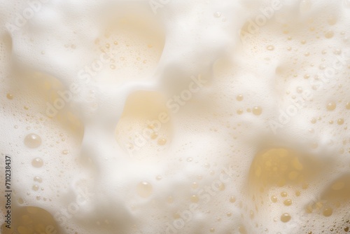 Beer foam and froth in close up suitable for background
