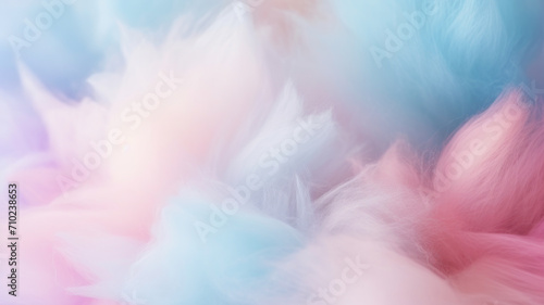 colorful cotton candy in soft color for background