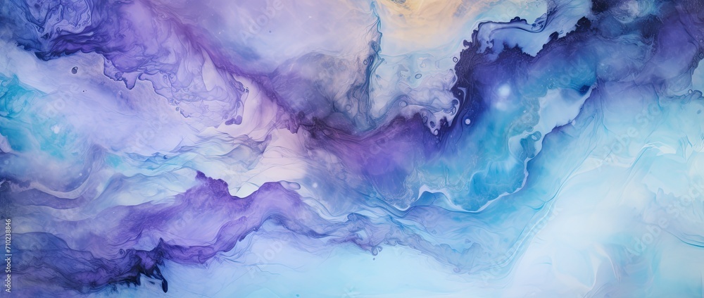 Blue and purple marble wallpaper, abstract smokey background template