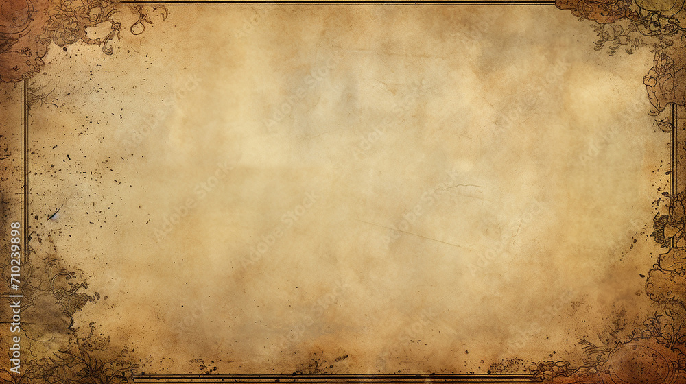 Fototapeta premium vintage stained borders add vintage style stained