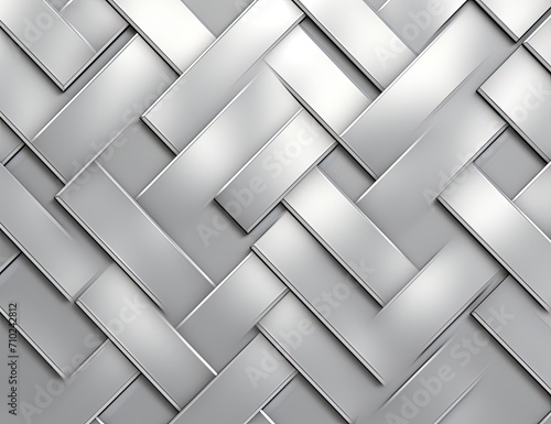The pattern is made of silver and gray, in the style of intersecting geometries © tydeline