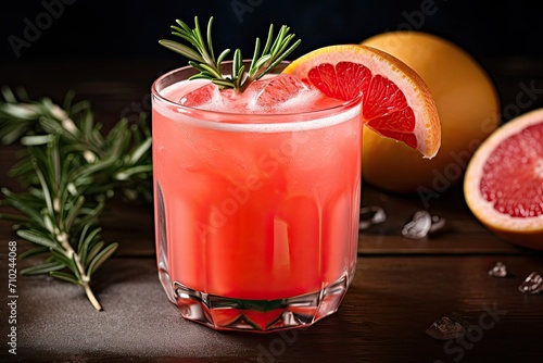 Tequila and grapefruit juice combined with rosemary make a perfect drink for brunch parties and holidays