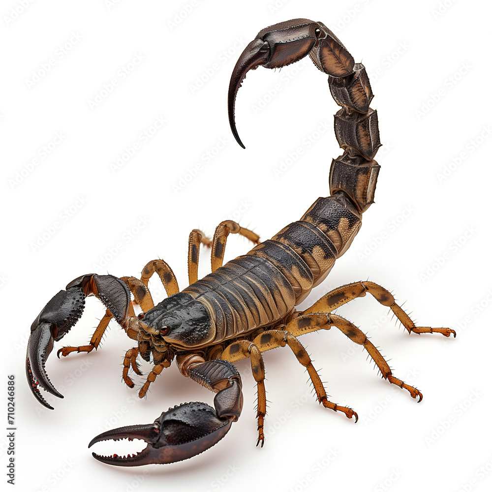 scorpion isolated on white background scorpion isolated on white background