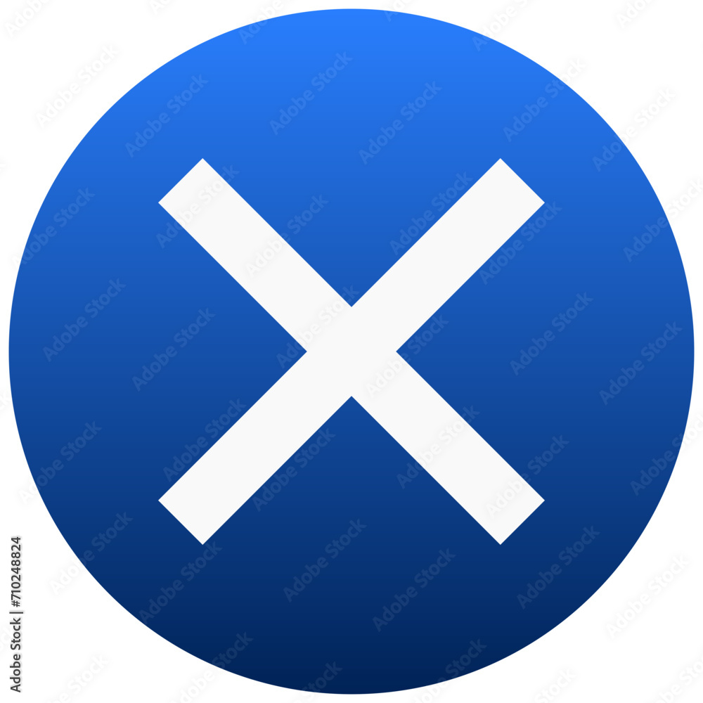 cross close icon on circle background cross close icon on circle background