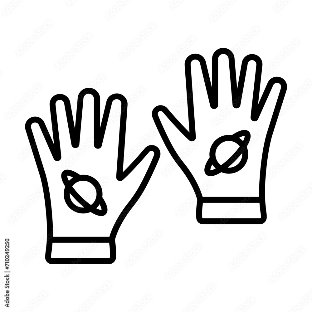 Obraz premium Space Gloves Icon