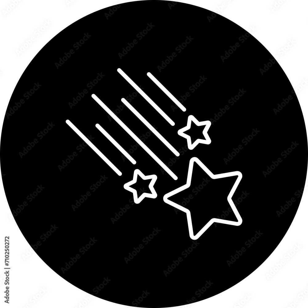 Shooting Stars Icon Shooting Stars Icon