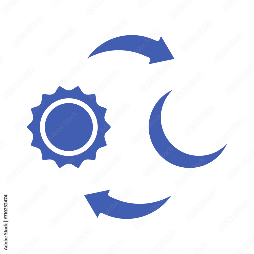 Fototapeta premium Day And Night Icon