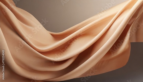 Soft flying silk fabric background.