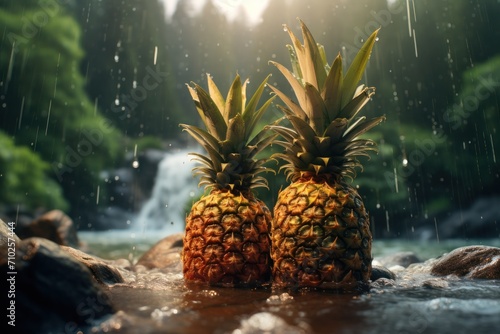 Pineapples in Water © Garrett