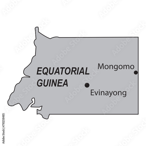 Map of Equatorial Guinea