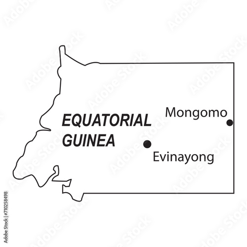 Map of Equatorial Guinea