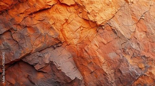 Rock texture background. dark orange or brown rough mountain surface. textured stone background with space for design