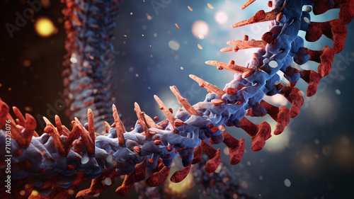 Viral Gene Therapy A depiction of benign viruses photo