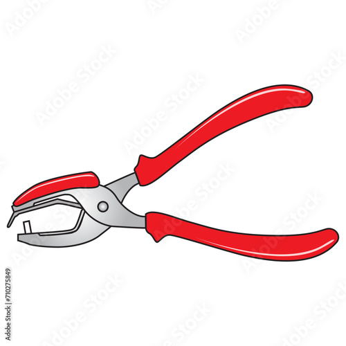 hole punch vector illustration