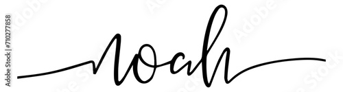 NOAH - Name in cool design style