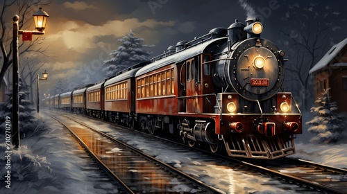 Magical fantasy train to reach destination