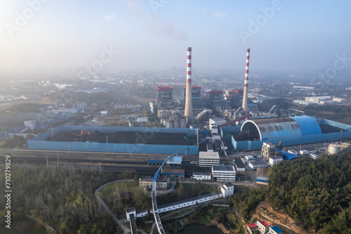 Thermal power plant industrial building