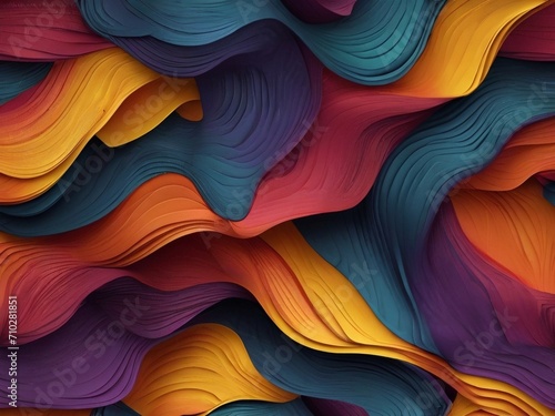 2d graphic wallpaper with colorful grainy gradients. Generated AI