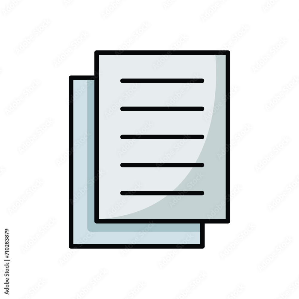 papers icon vector design template simple and clean papers icon vector design template simple and clean