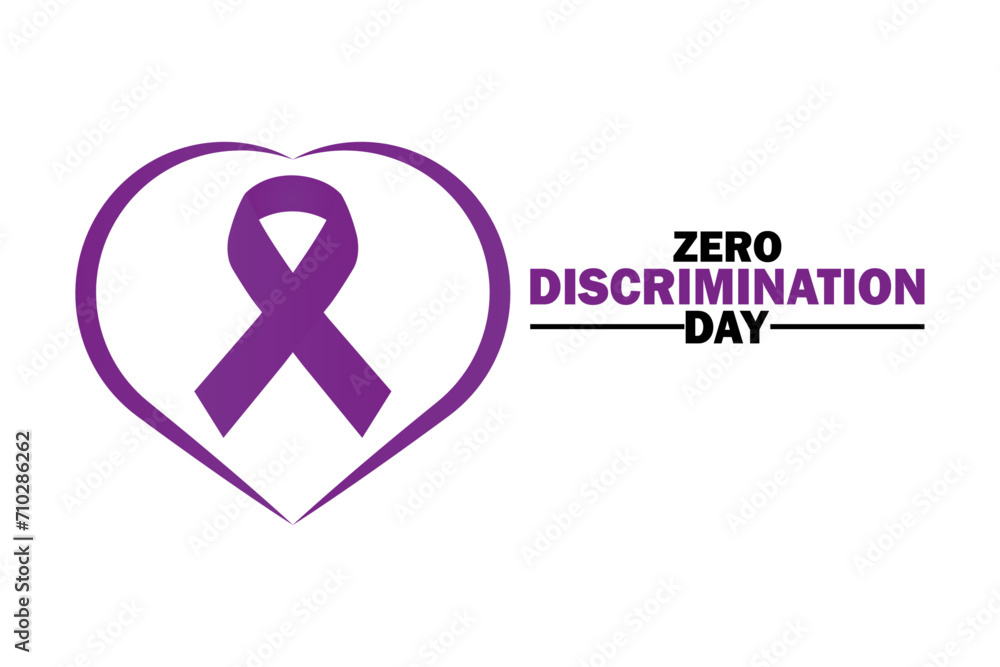 Zero Discrimination Day Vector Illustration. Suitable for greeting card, poster and banner Zero Discrimination Day Vector Illustration. Suitable for greeting card, poster and banner