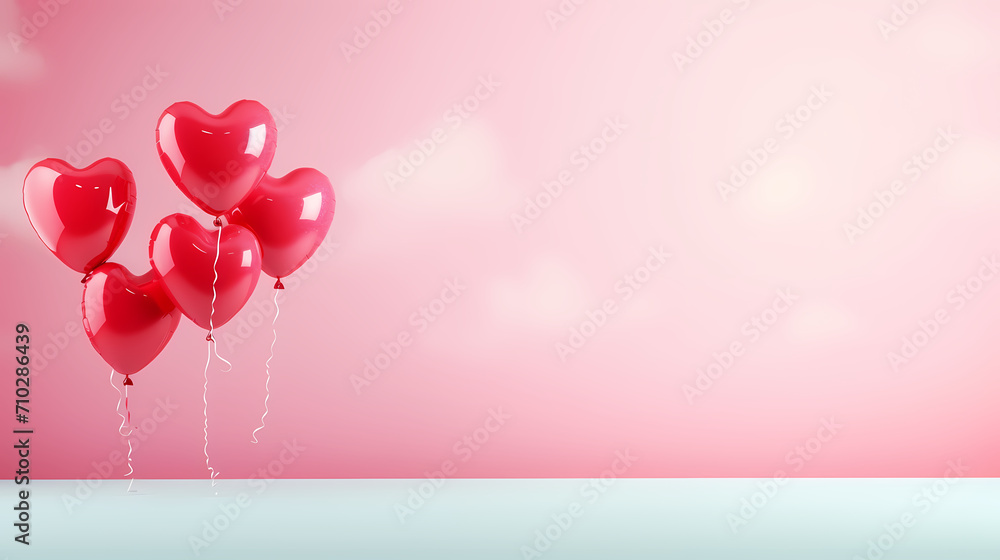 Valentine's Day, love and romance background, background with heart shapes Valentine's Day, love and romance background, background with heart shapes
