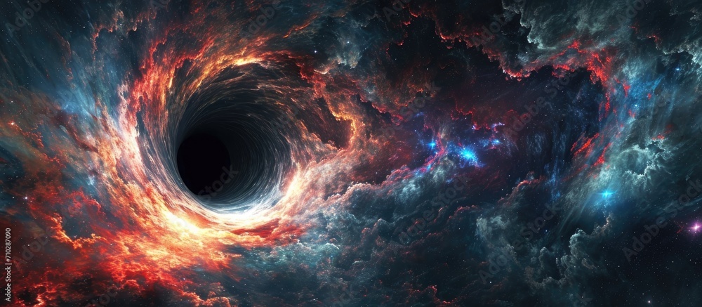 Exploring a Gigantic Black Hole's Abyss