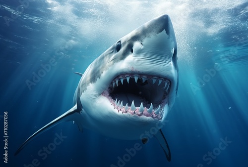 A Mighty Predator: Unveiling the Power and Majesty of a Great White Shark