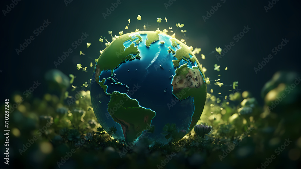 Naklejka premium Environmental protection background, world environment day background, protect the environment