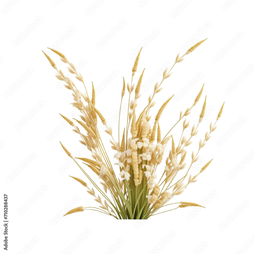 Fototapeta premium ear of wheat, plant, cartoon, png