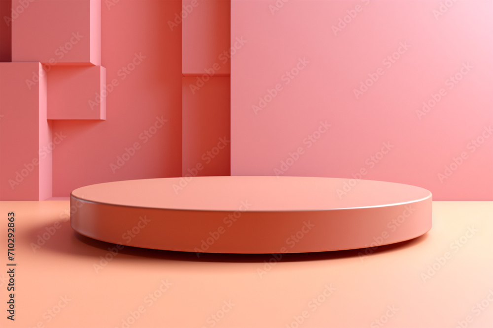 Product display 3d podium background Generative AI Product display 3d podium background Generative AI