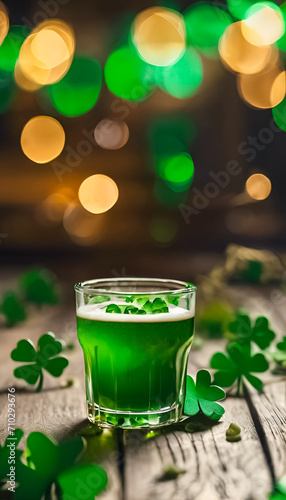 AI Generative illustration of St Patrick's Day