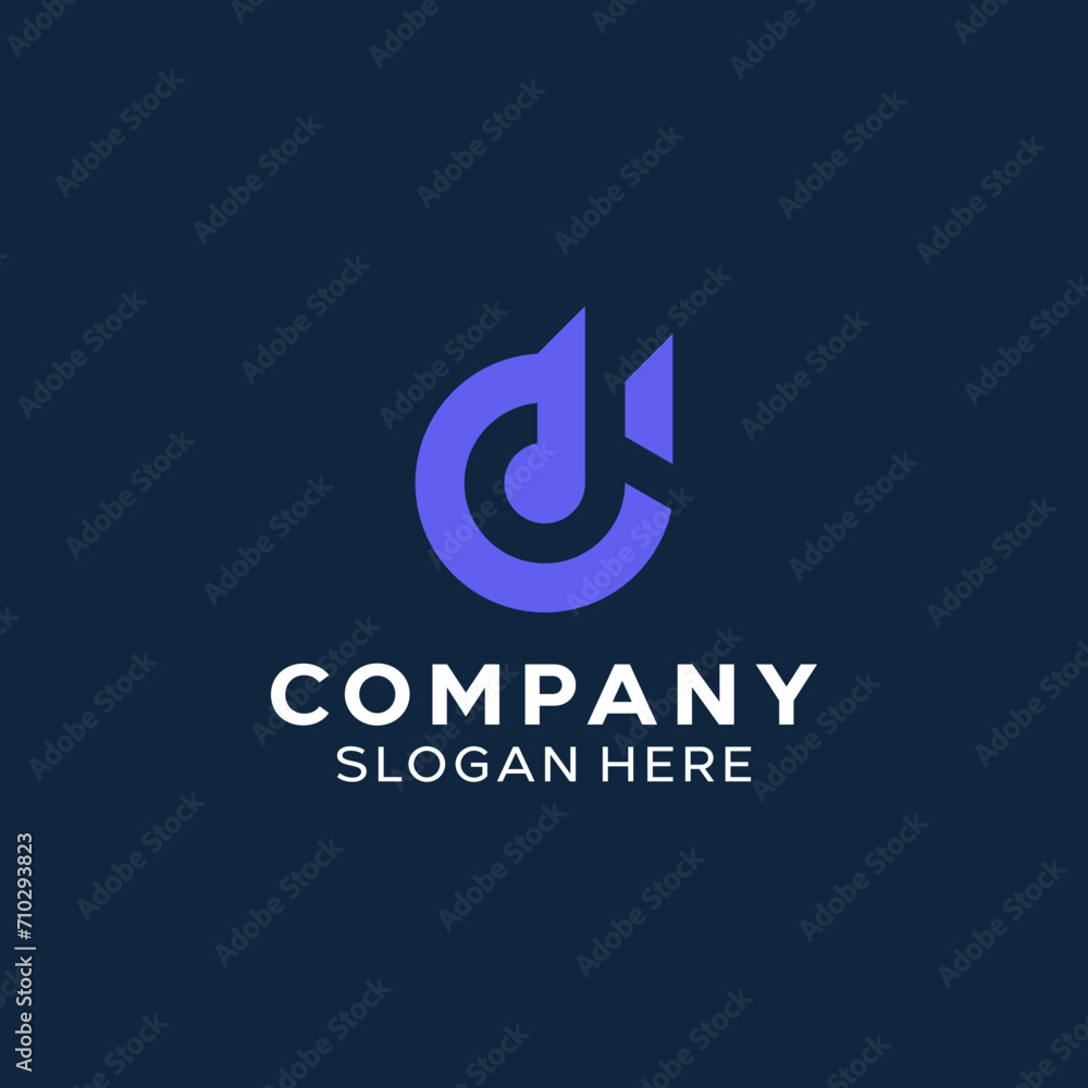 Letter DI ID Simple Monogram Logo Letter DI ID Simple Monogram Logo