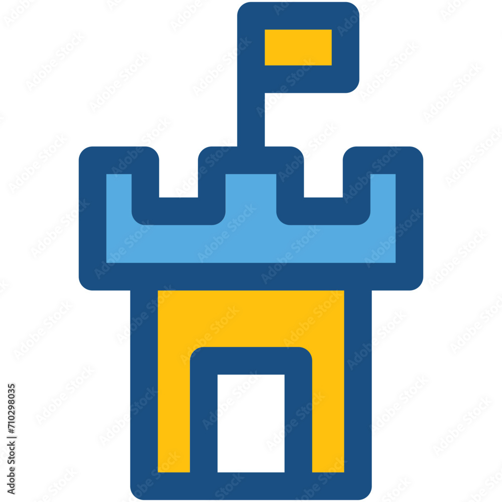 Castle Vector Icon Castle Vector Icon
