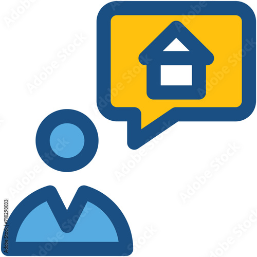 Estate Agent Vector Icon