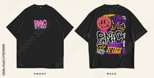 Graffiti t shirt design, urban graphic t-shirt, street style fashion design,  brutalism t-shirt design, streetwear design for print or screen printing, cool slogan quote typography lettering