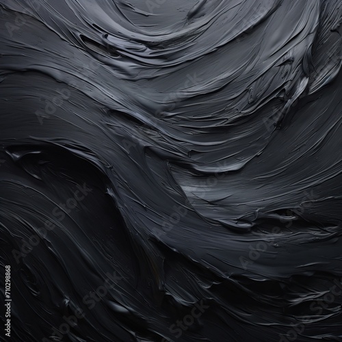 black oil painting